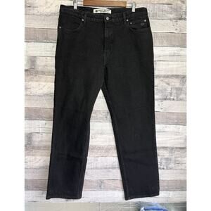 Harley Davidson Women's Black Classic Fit Jeans Size 18 Y2K